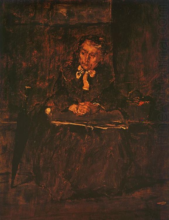 Seated Old Woman, Mihaly Munkacsy